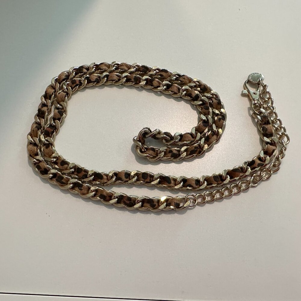 Lands' End Gold Chain-Link Belt